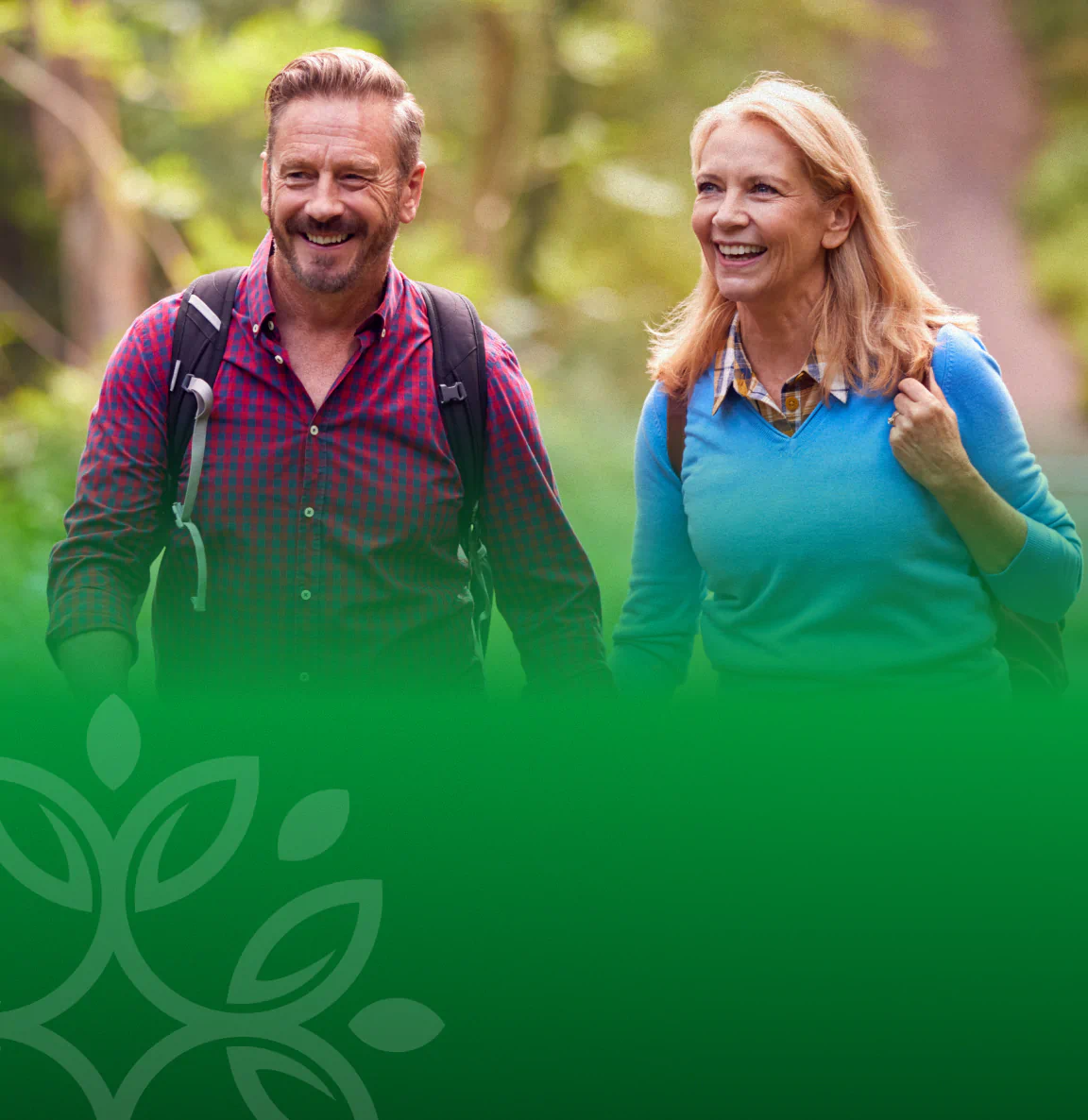 Banner promoting Nature's Blast products for well-being featuring a smiling couple.