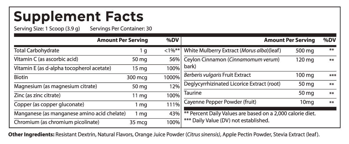 supplement facts