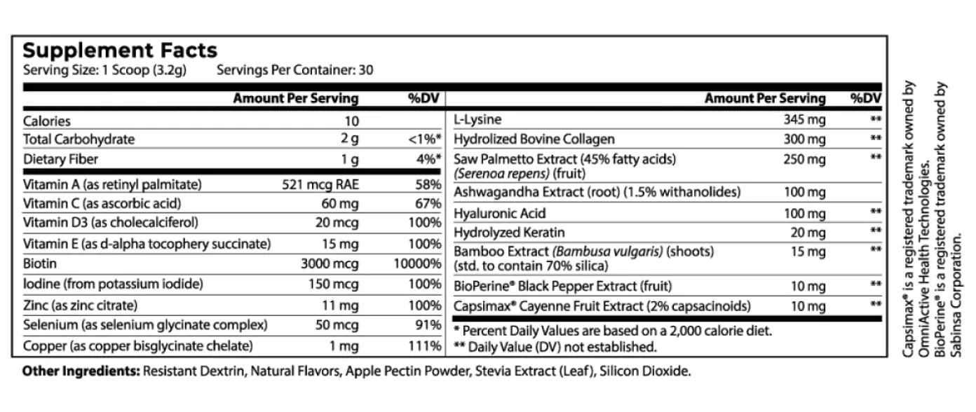 supplement facts